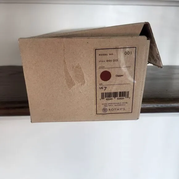 NIB Rothy’s The Daily Round Toe Flat RARE RETIRED COLOR-Size 7-Copper - Picture 8 of 9